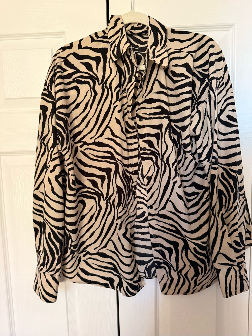 She's A Beast Zebra Short Set - Taupe/combo